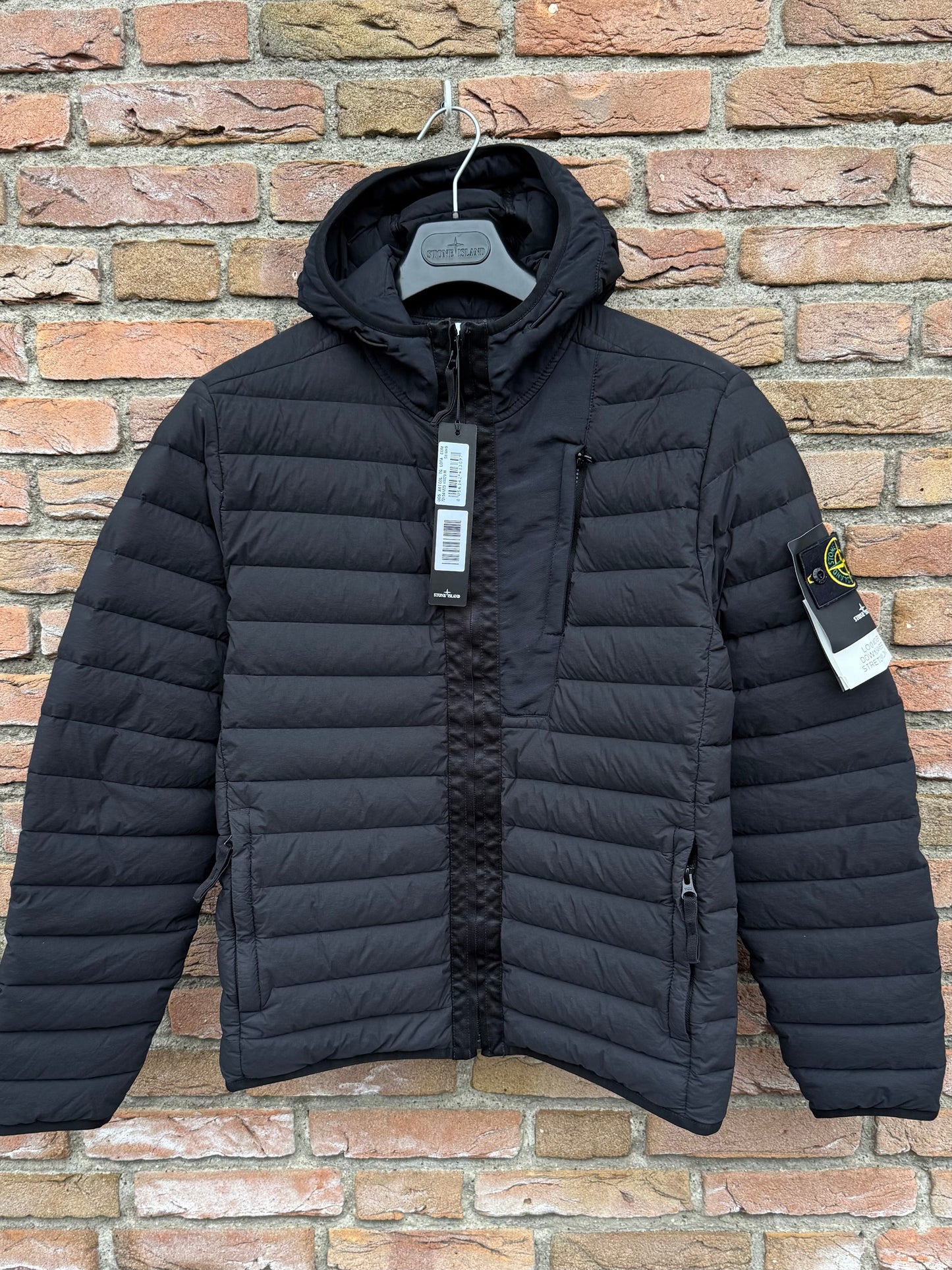 Stone Island Loom Woven Down Chambers Stretch Nylon-TC Jacket - M