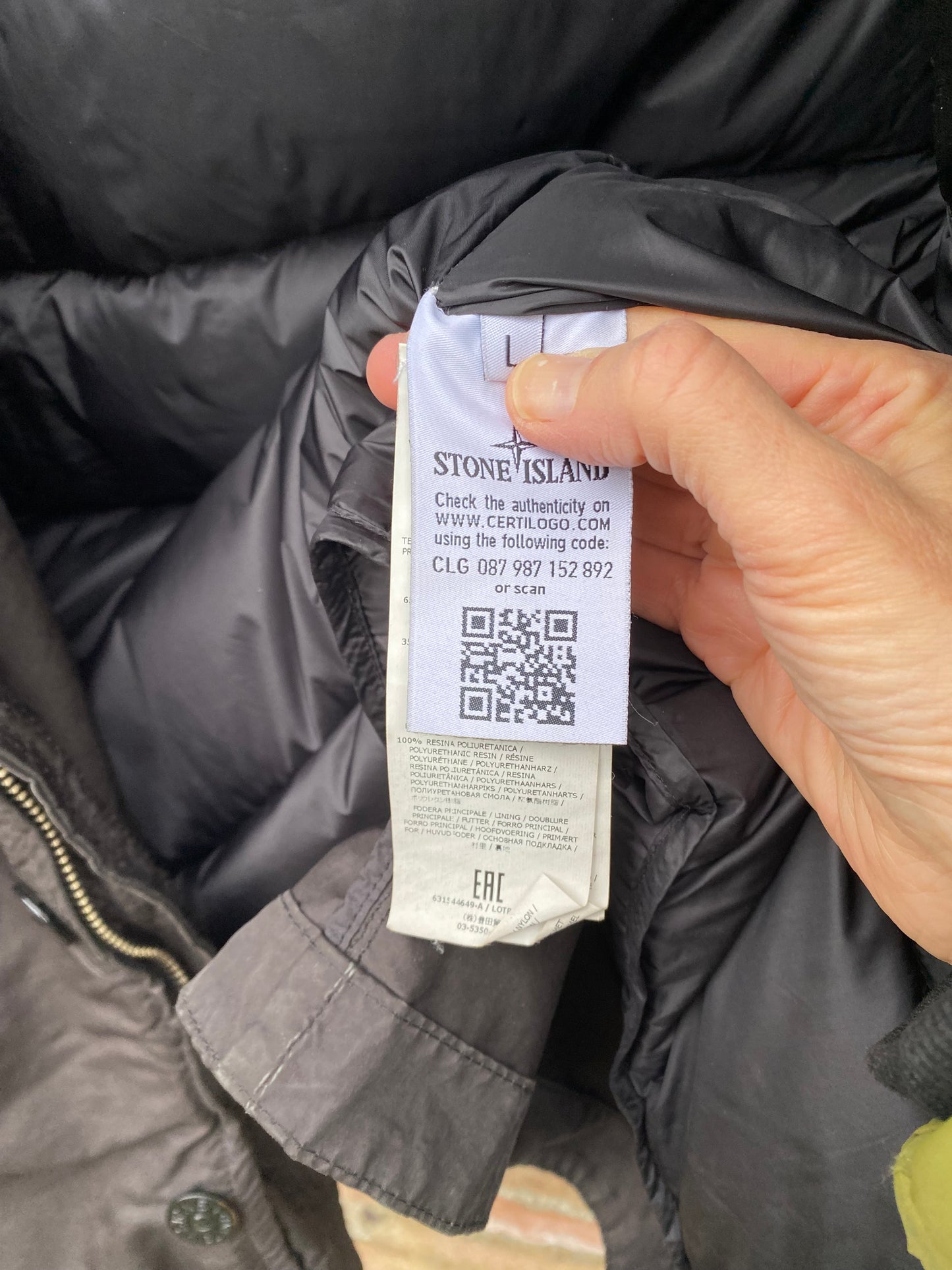 Stone Island David-TC Down Jacke - L