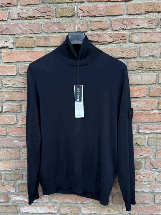 Stone Island Ghost Turtle Neck Pullover - L