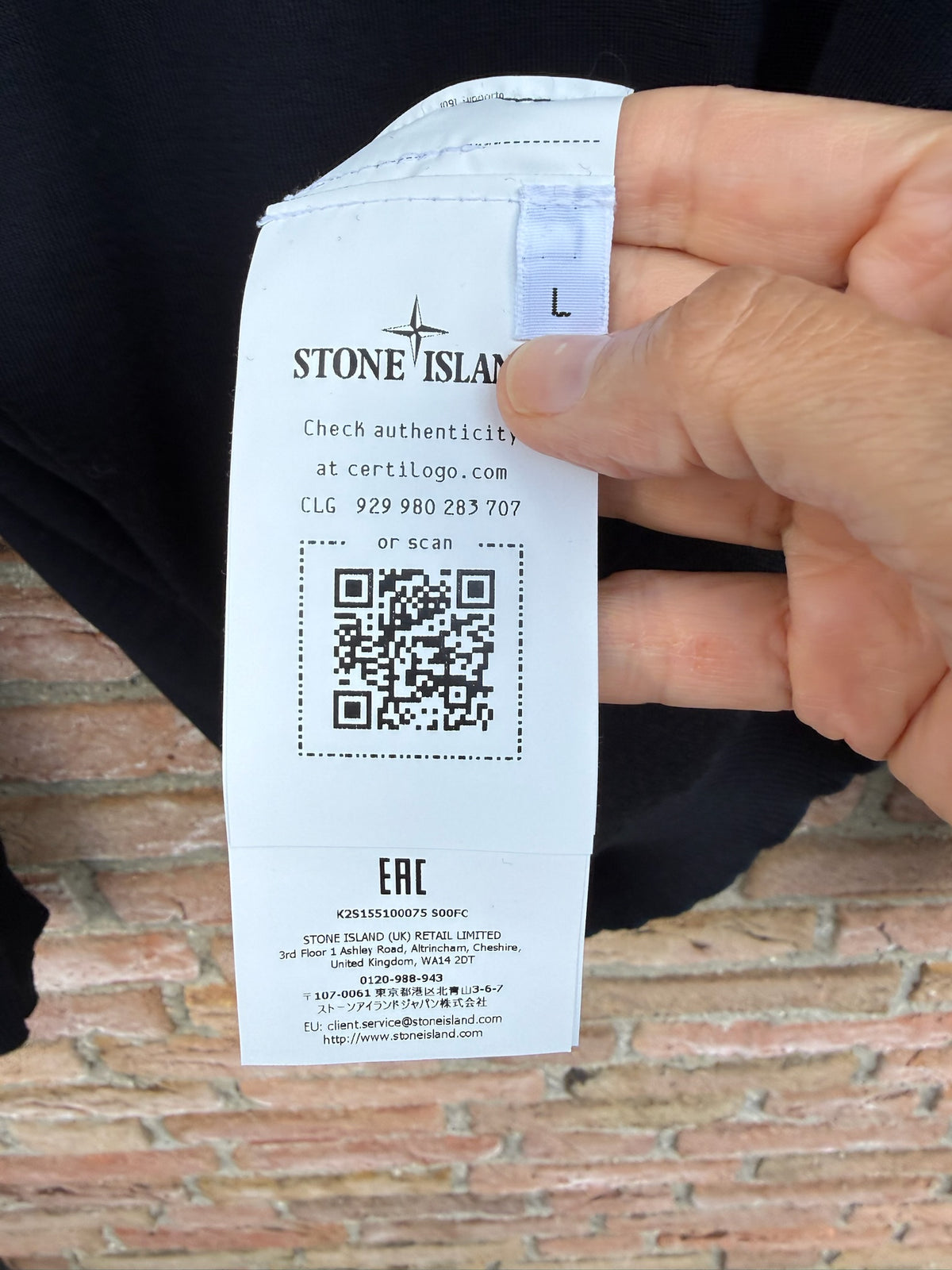 Stone Island Ghost Turtle Neck Pullover - L