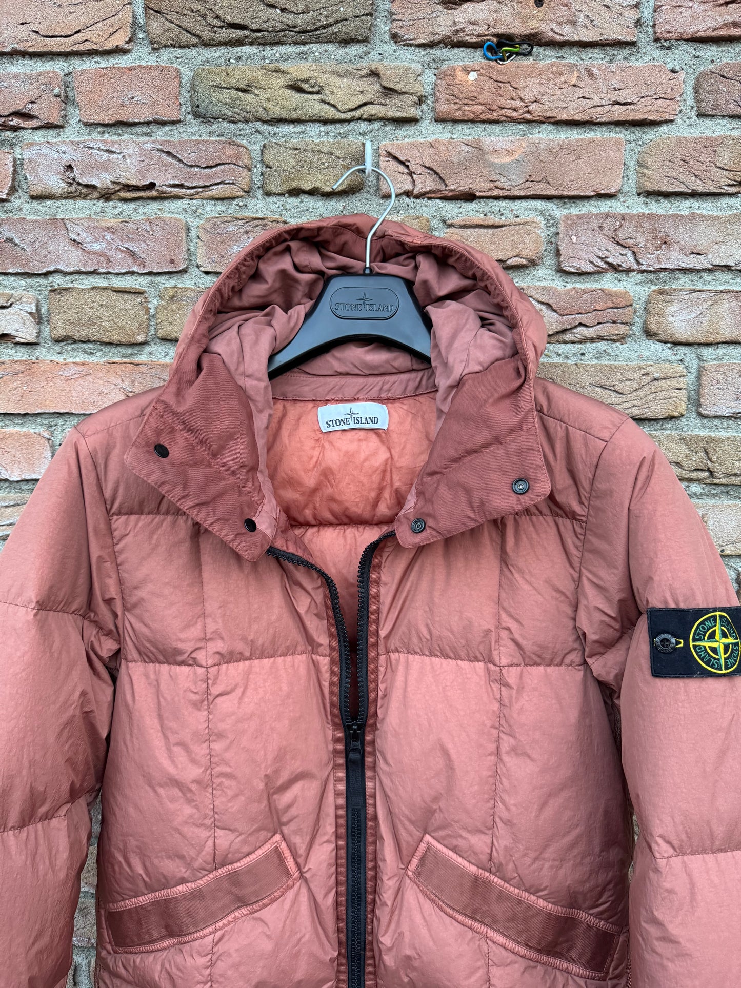 Stone Island Crinkle Reps NY Down Jacket - S