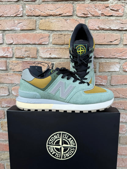 Stone Island x New Balance 574 Legacy Trainers - UK 10