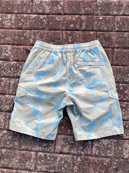 Stone Island Camo Devoré Cargo Shorts - W32