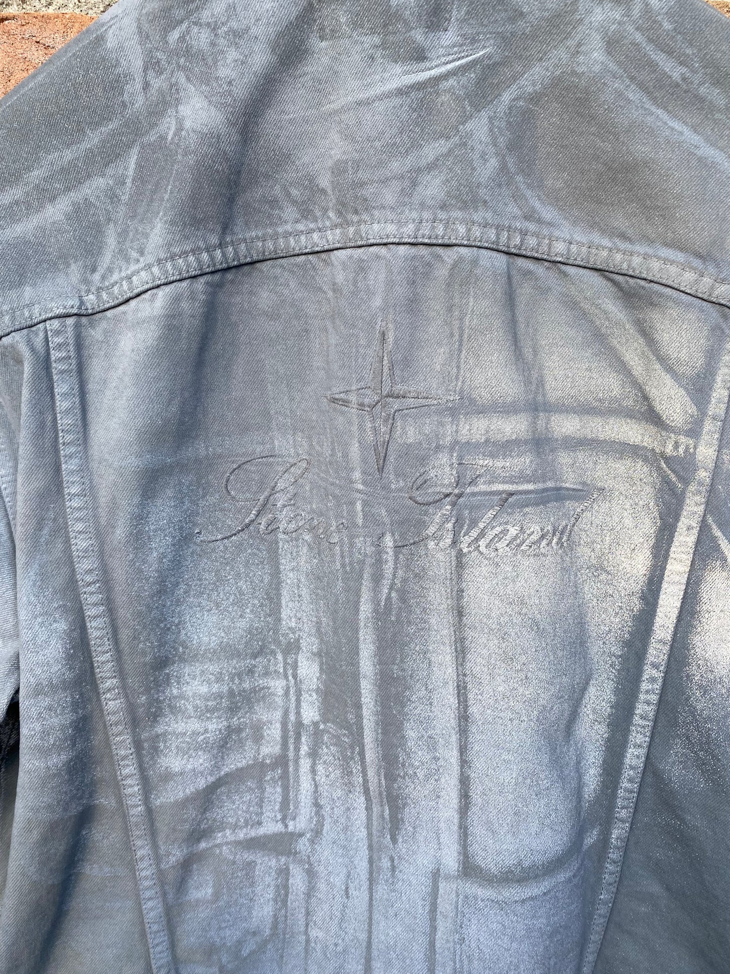 Stone Island x Supreme Reflective Bull Denim-TC Jacke - M