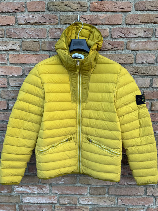 Stone Island Loom Woven Down Chambers Stretch Nylon-TC Jacket - S