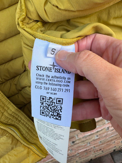 Stone Island Loom Woven Down Chambers Stretch Nylon-TC Jacket - S