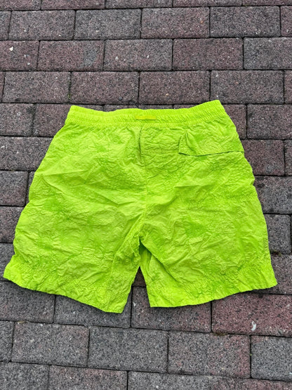 Stone Island Shadow Project Econyl Nylon Metal Waffle Print Shorts - M