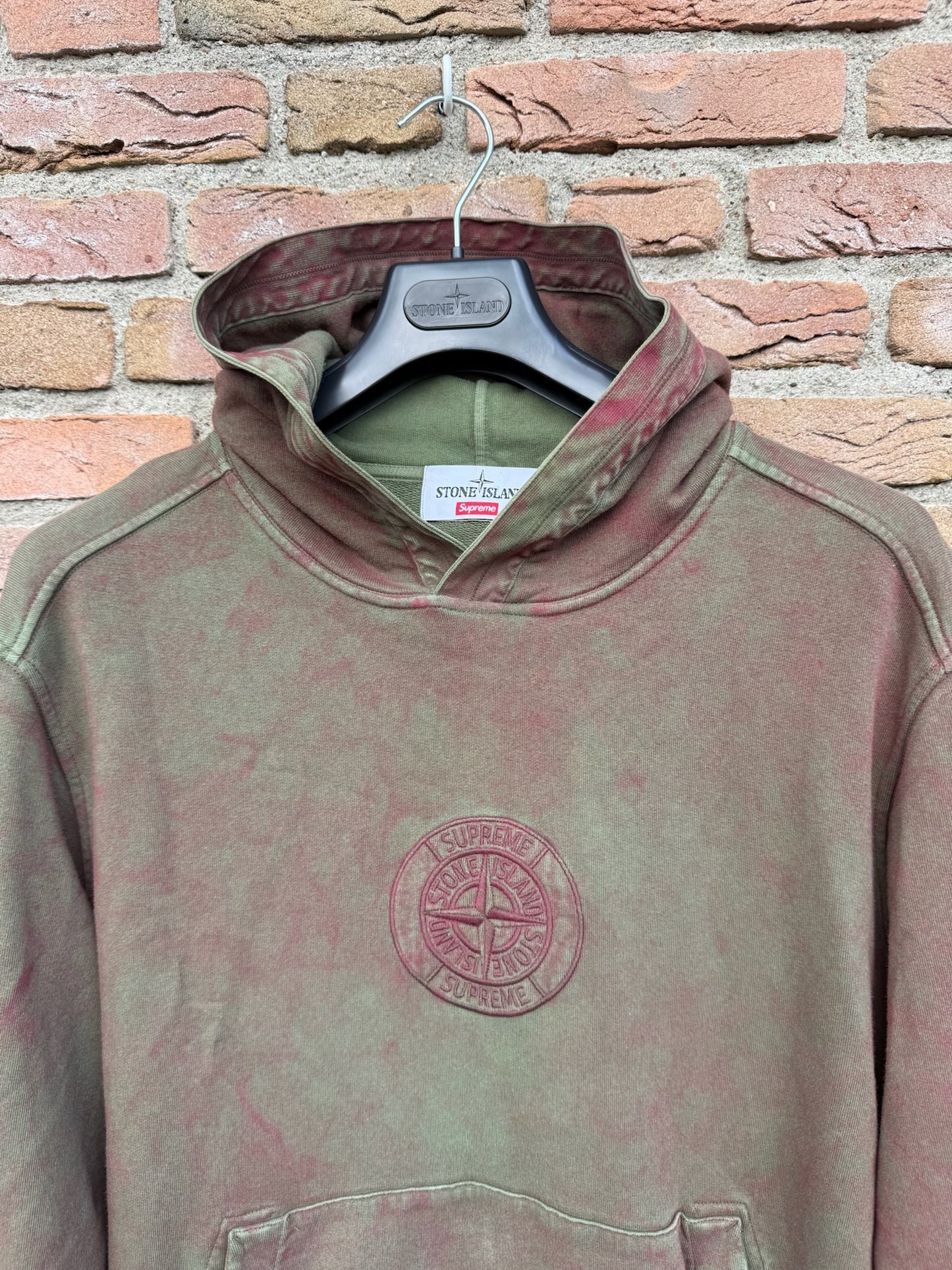 Stone Island x Supreme Dust Hoodie - L