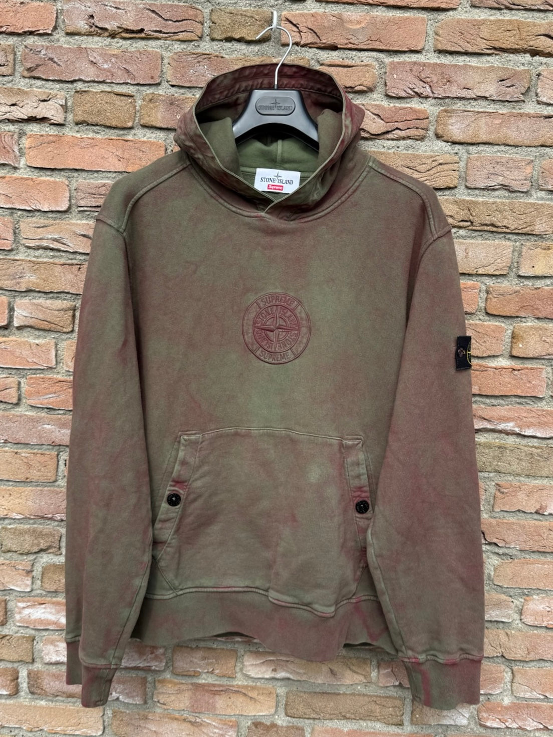 Stone Island x Supreme Dust Hoodie - L