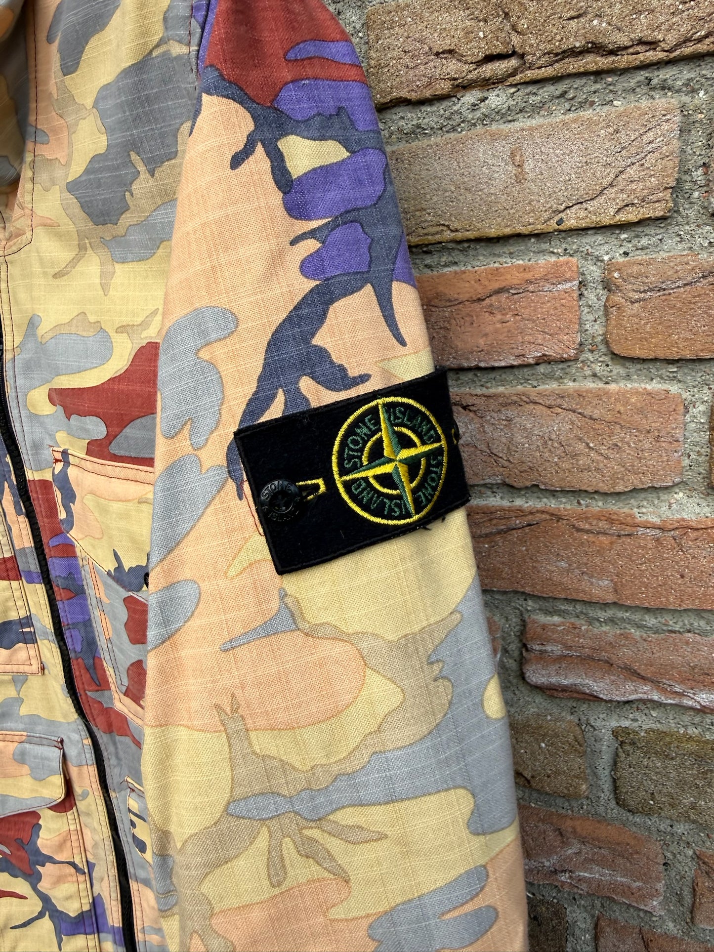 Stone Island Heritage Camo Ripstop Nylon Watro Jacket - L