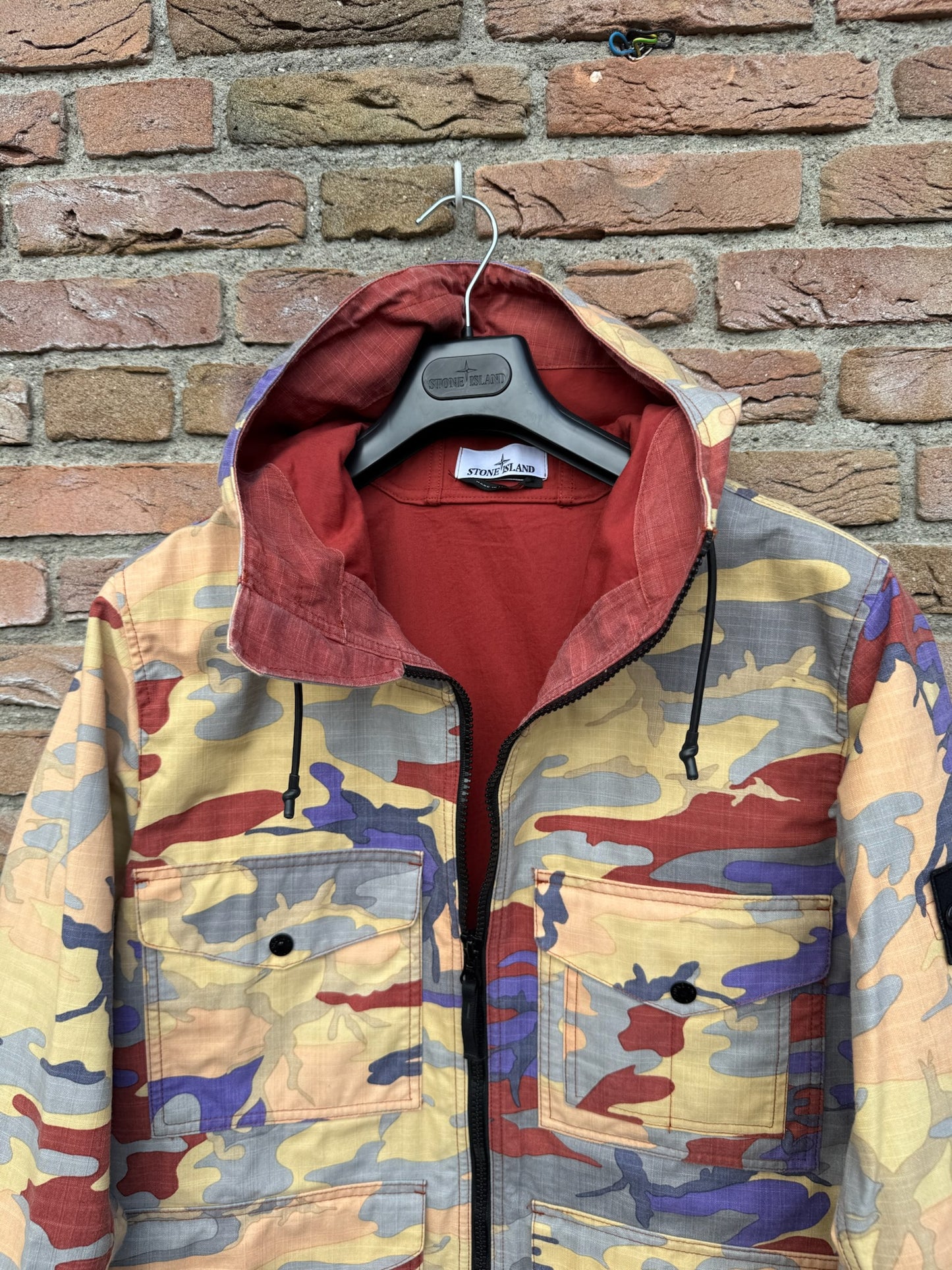 Stone Island Heritage Camo Ripstop Nylon Watro Jacket - L