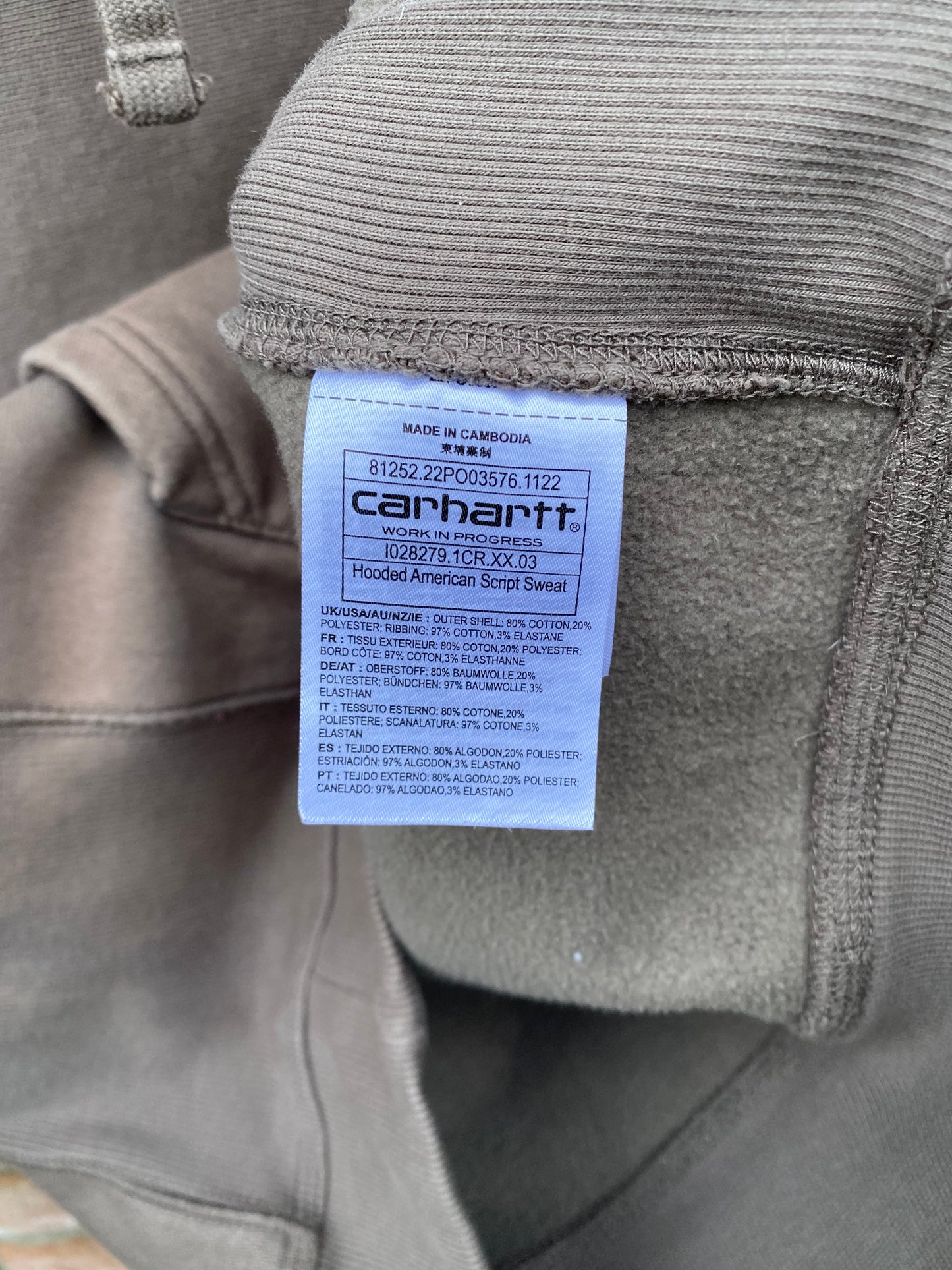 Carhartt Hoodie - L