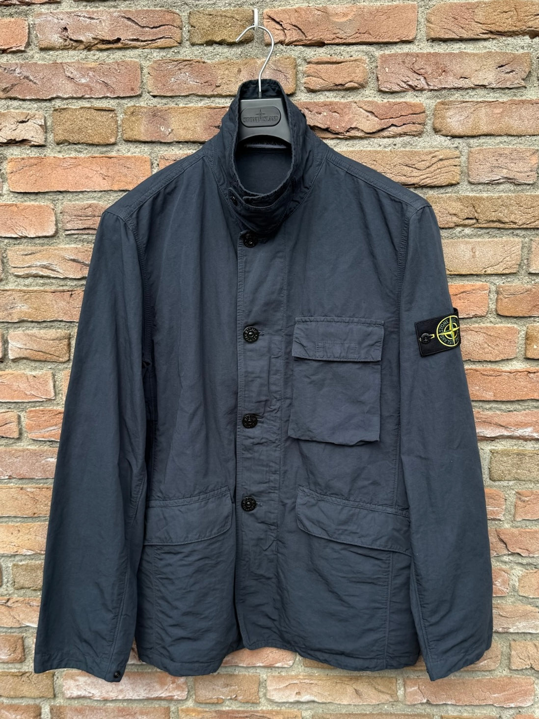 Stone Island Tela Cotone Lino Fiammato-TC Jacket - L