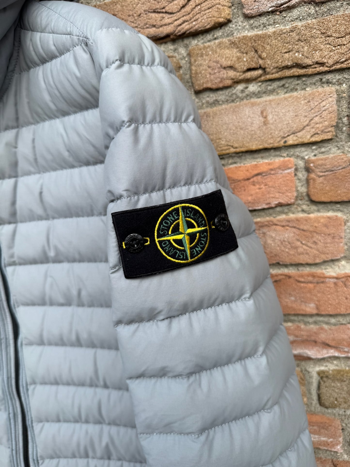 Stone Island O-Cotton / R-Nylon Tela Down Jacket - M