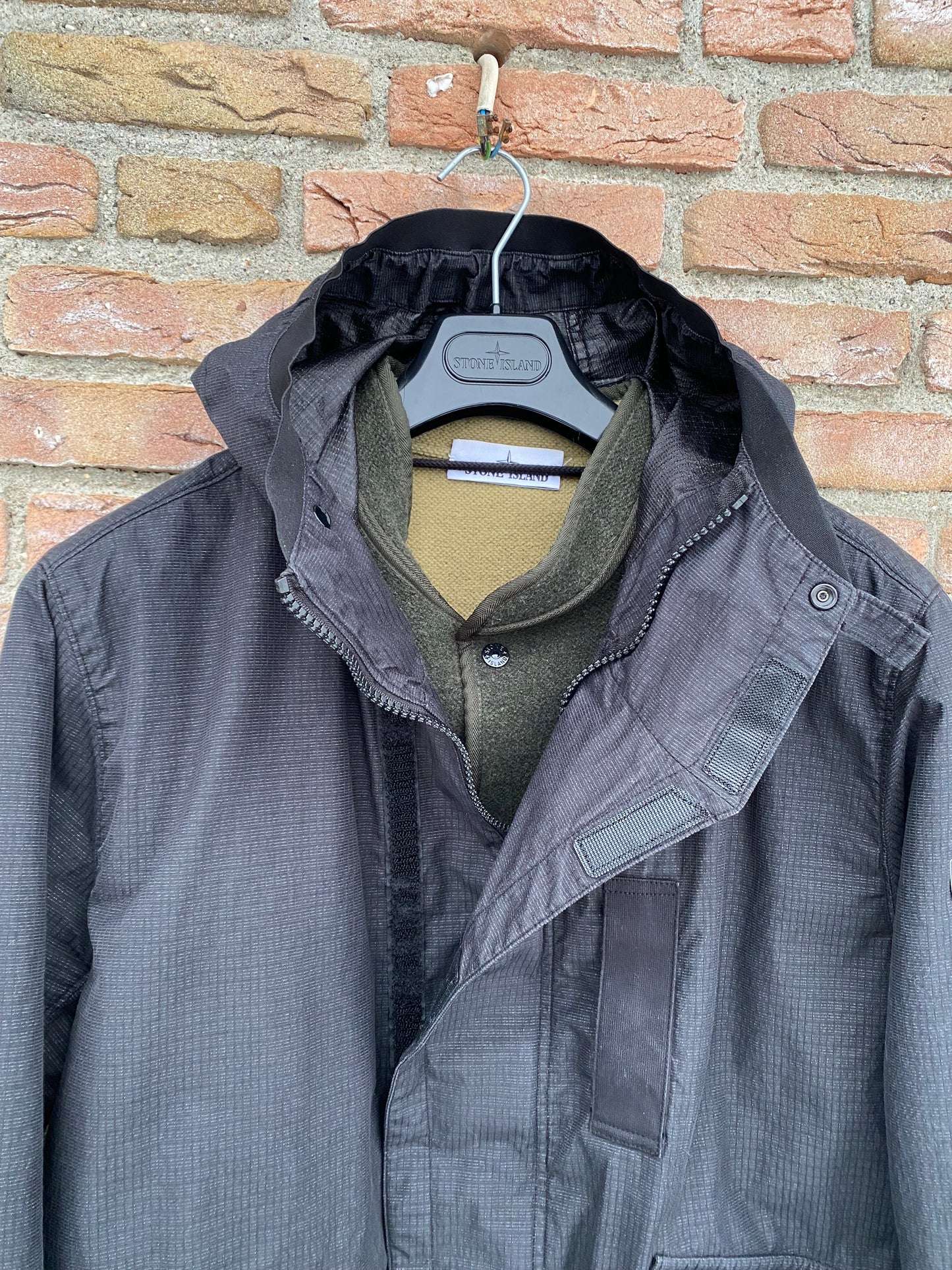 Stone Island Reflective Weave Jacke - XL