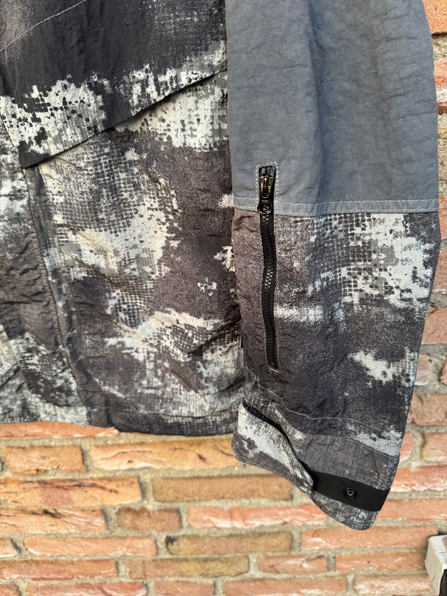 Stone Island Dissolving Grid Camo Nylon Jacket - L