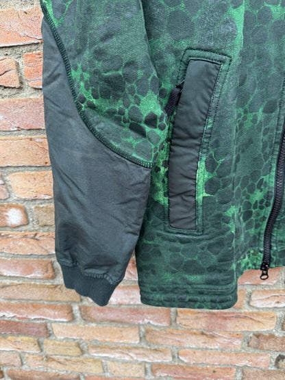 Stone Island Alligator Camo Zipped Hoodie - L