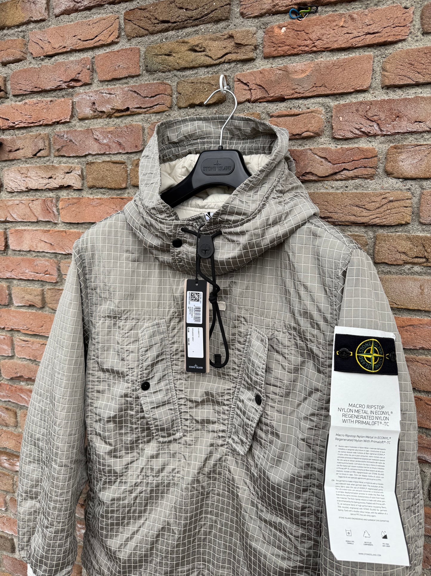 Stone Island Macro Ripstop Nylon Metal Smock - S