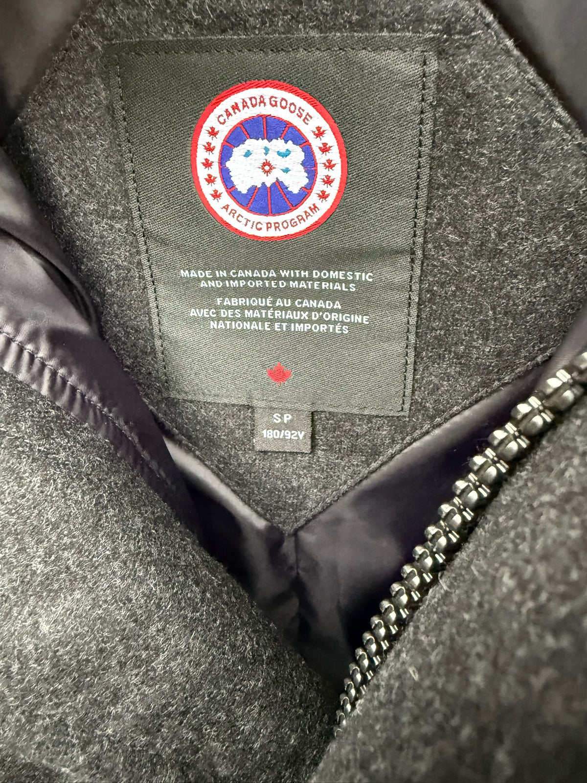Canada Goose Wool MacMillan Parka - S
