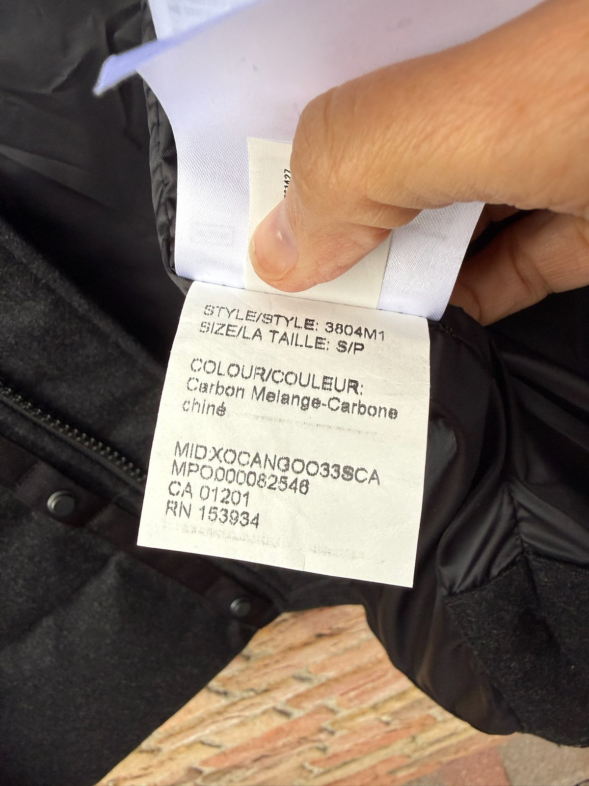 Canada Goose Wool MacMillan Parka - S