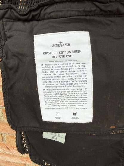 Stone Island Ripstop + Cotton Mesh Off-Dye OVD Gilet - L
