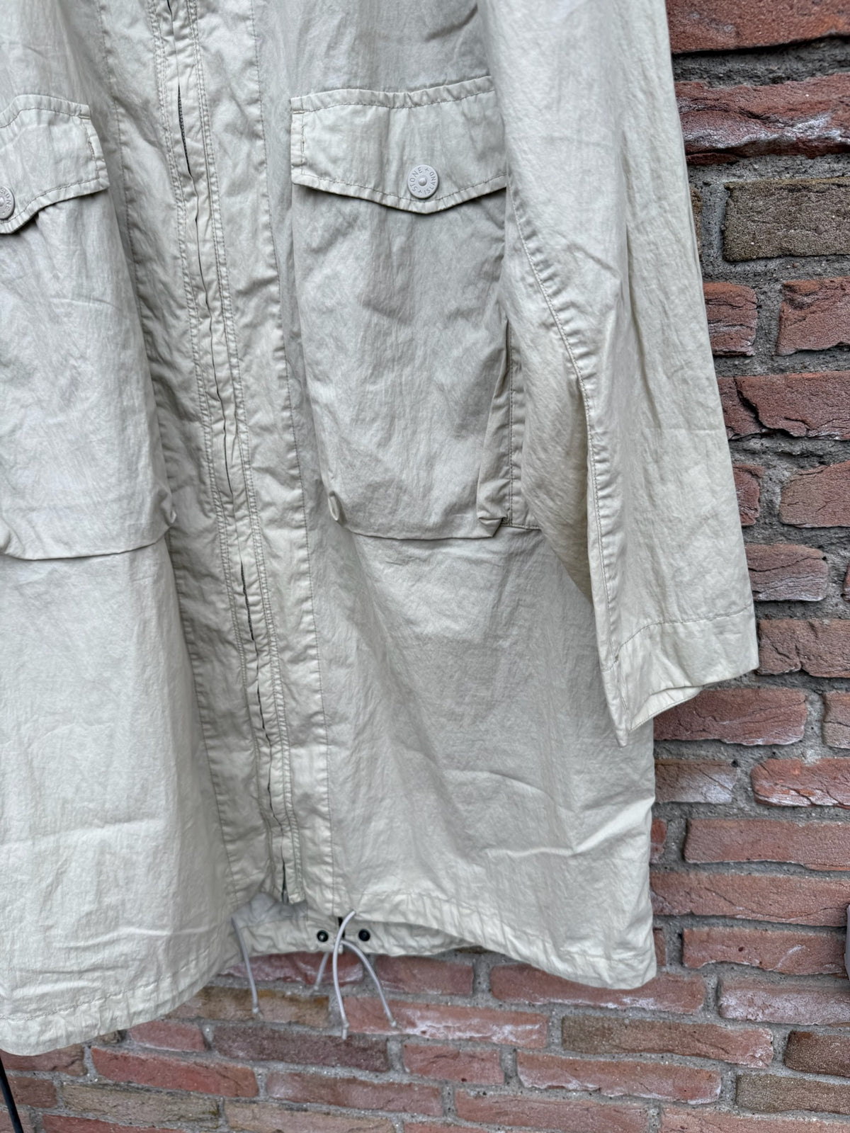 Stone Island 50 Fili Resinata Ghost Parka - XXL