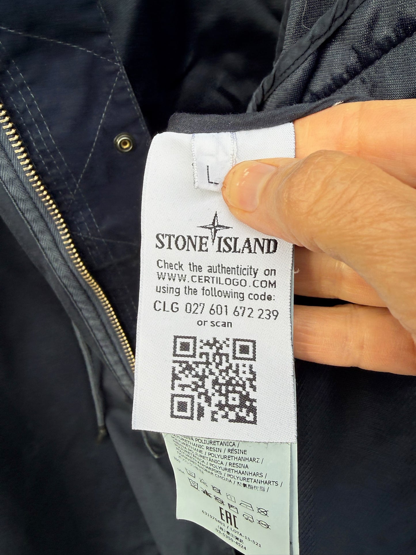 Stone Island Shadow Project Raso-R 3L Jacket - L