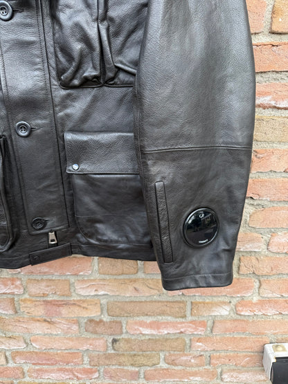 C.P. Company Leather La Mille Jacket - S