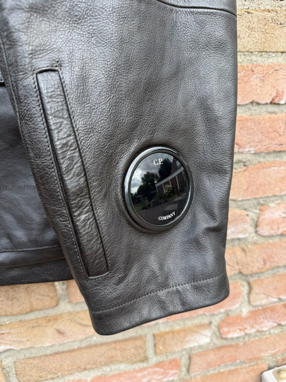 C.P. Company Leather La Mille Jacket - S