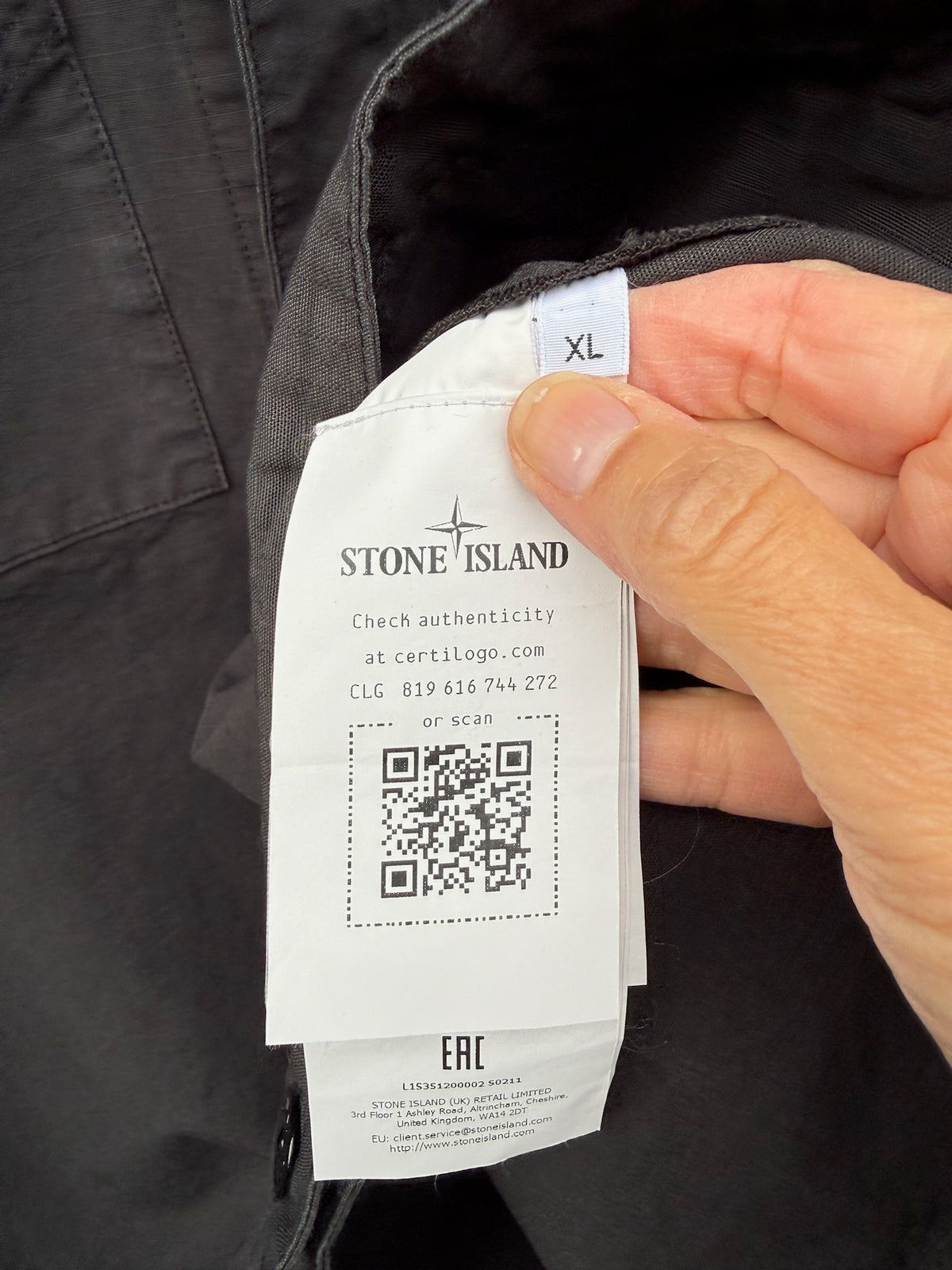Stone Island Ripstop Overshirt - XL