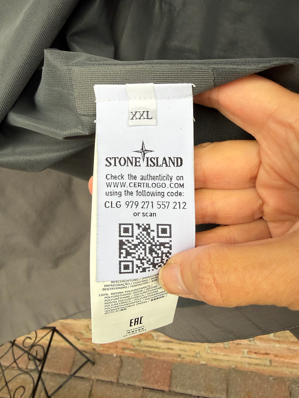 Stone Island Tank Shield Multi Layer Ghost Jacket - XXL