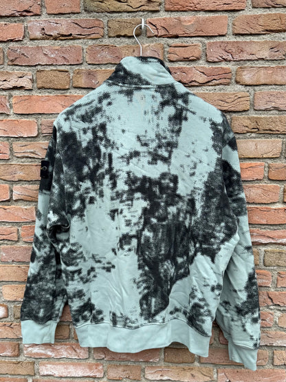 Stone Island Earth Mapping Zip Sweatshirt - L
