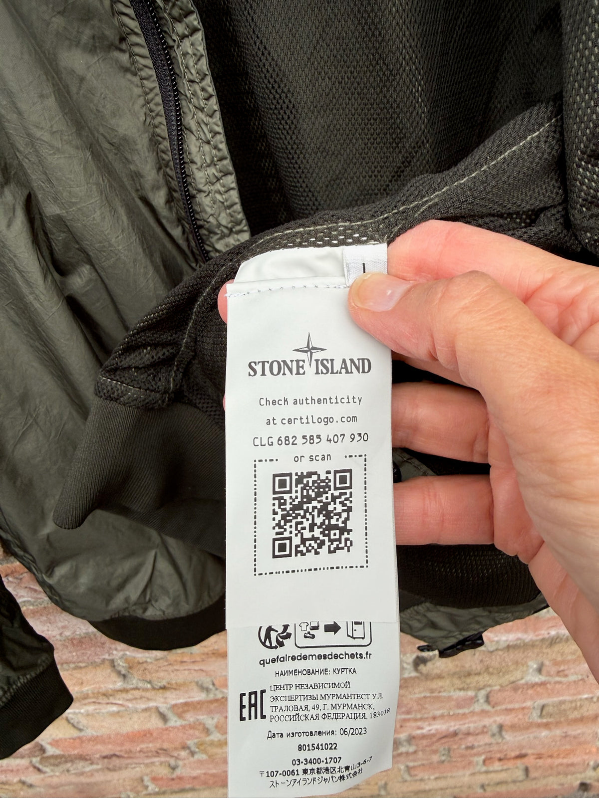 Stone Island Garment Dyed Crinkle Reps R-NY Jacket - L