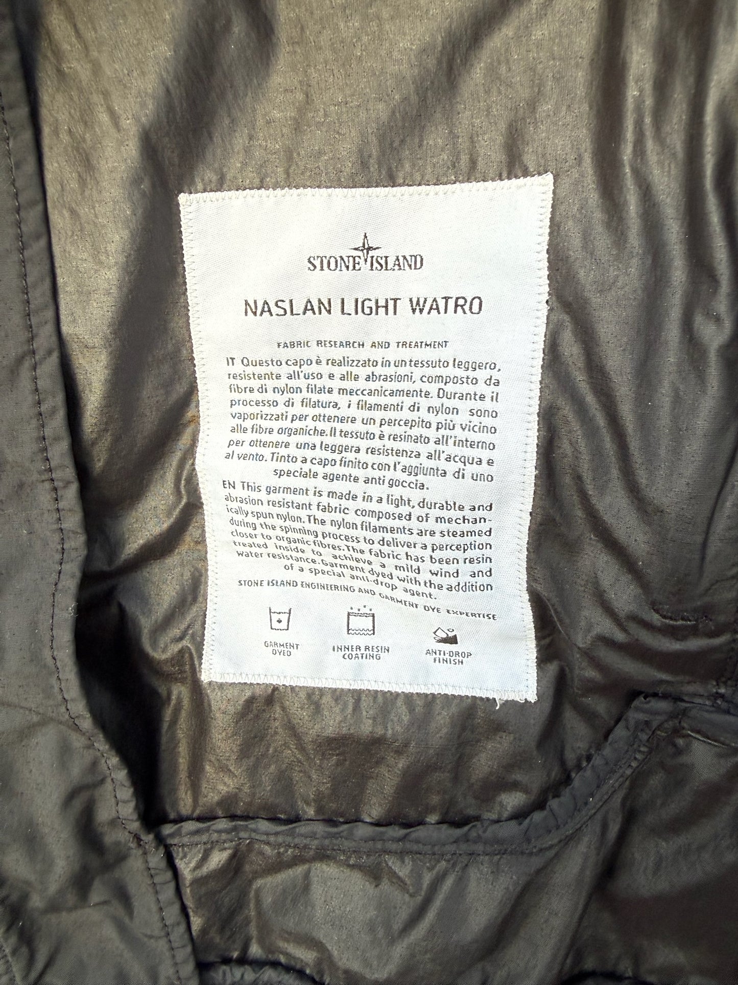Stone Island Naslan Light Watro Jacket - M