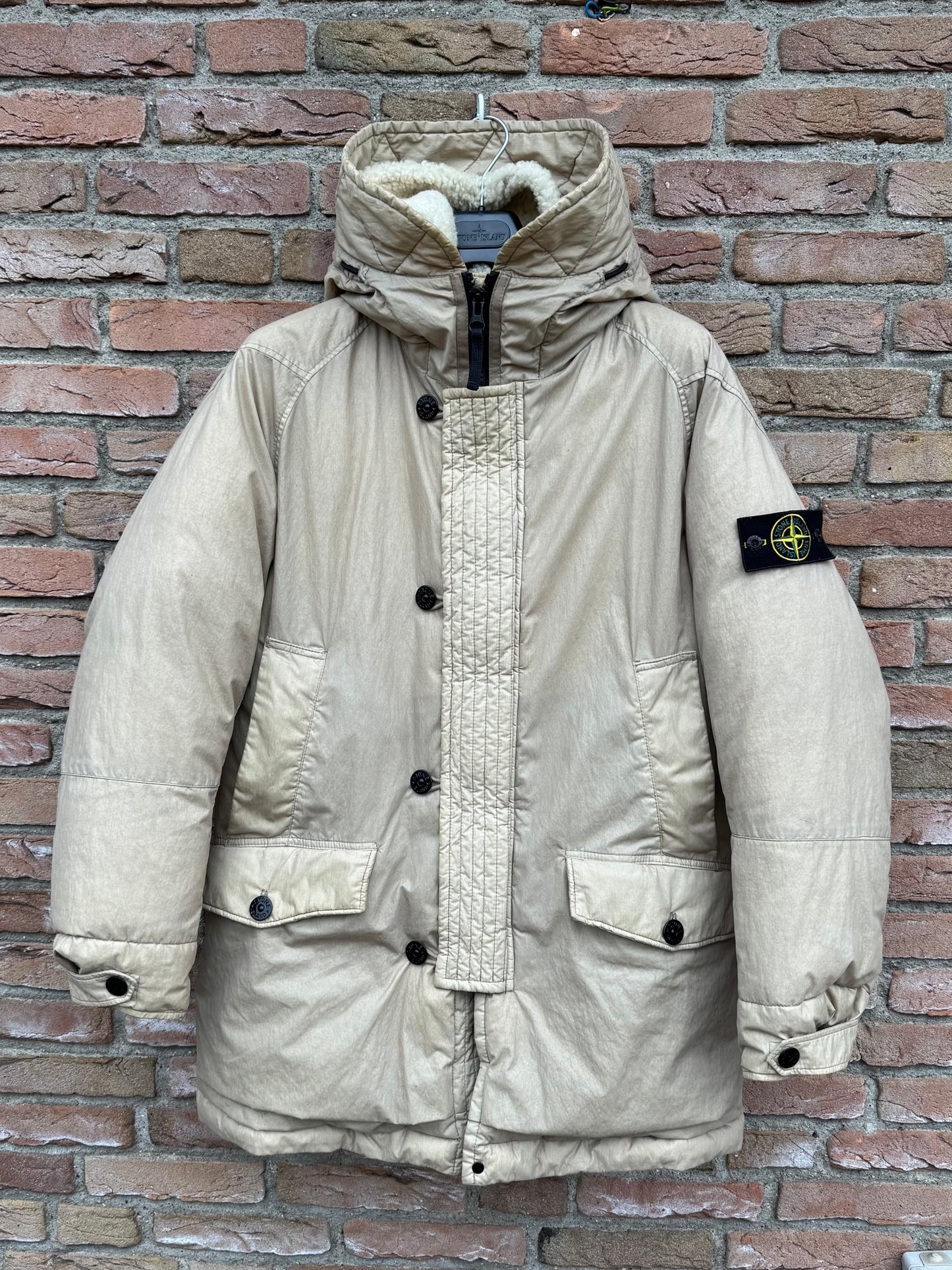 Stone Island 50 Fili Resinata Daunenjacke - S