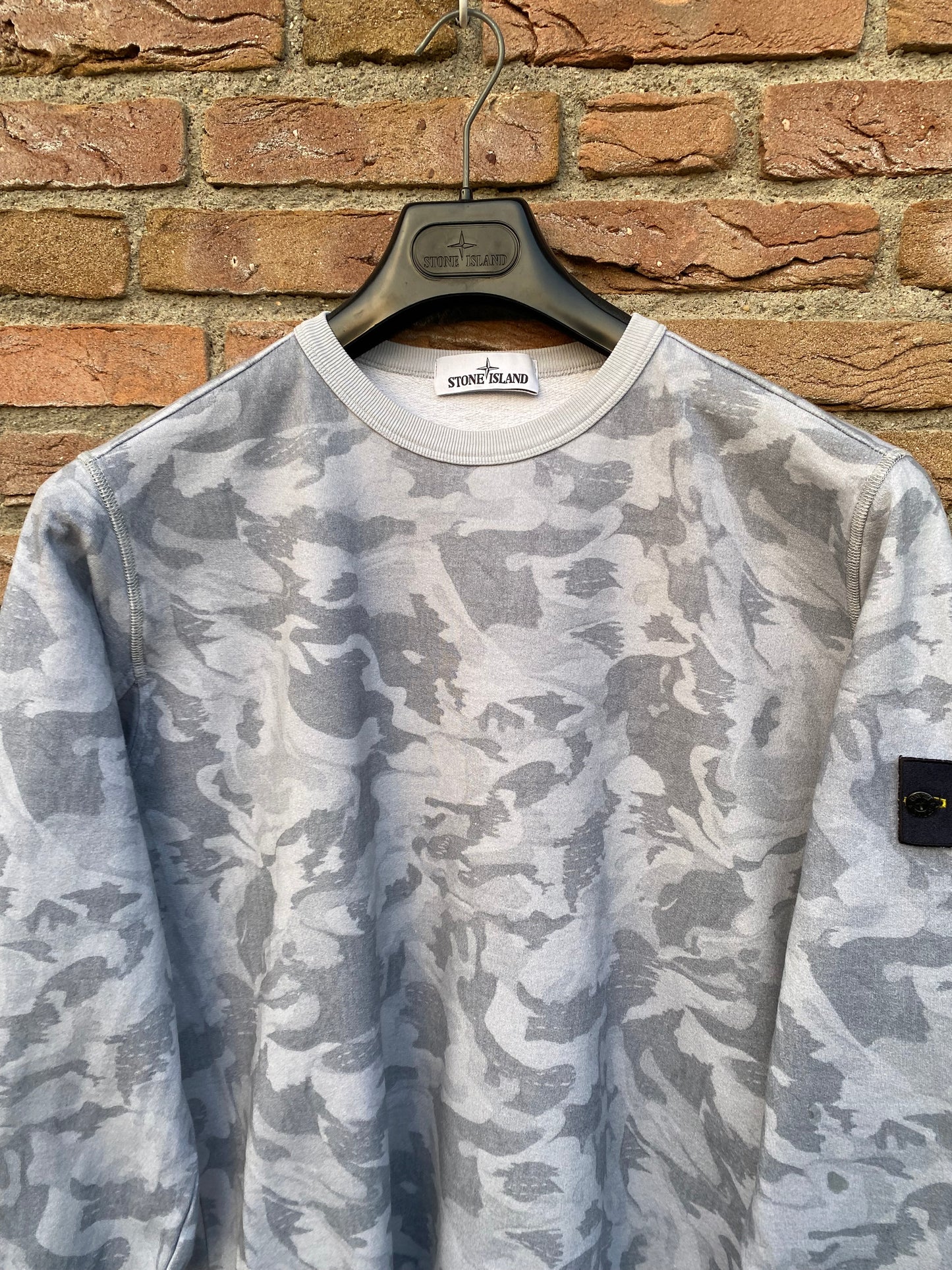 Stone Island Camo Sweatshirt - L