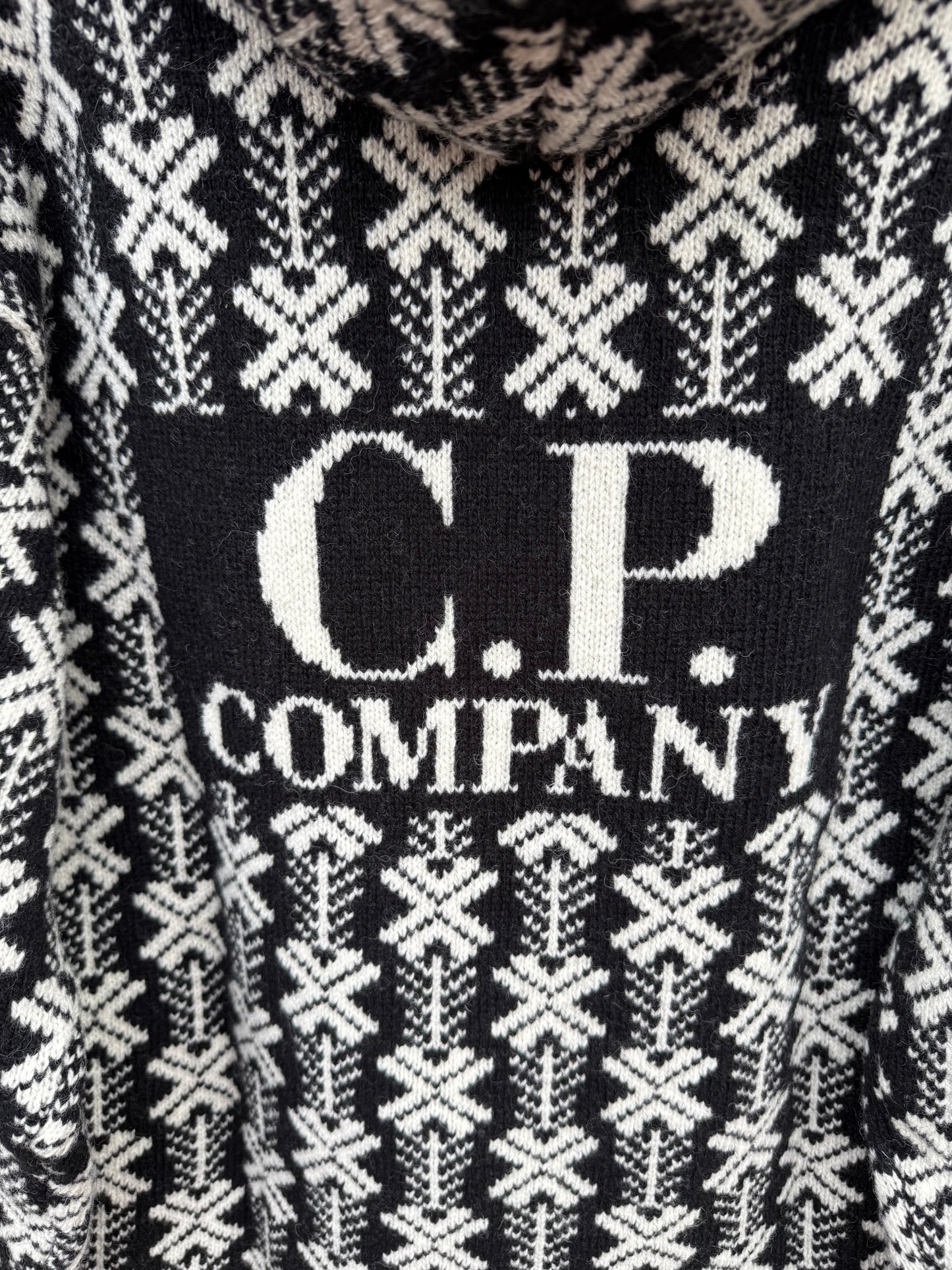 C.P. Company Wool Knit Hoodie - 3XL