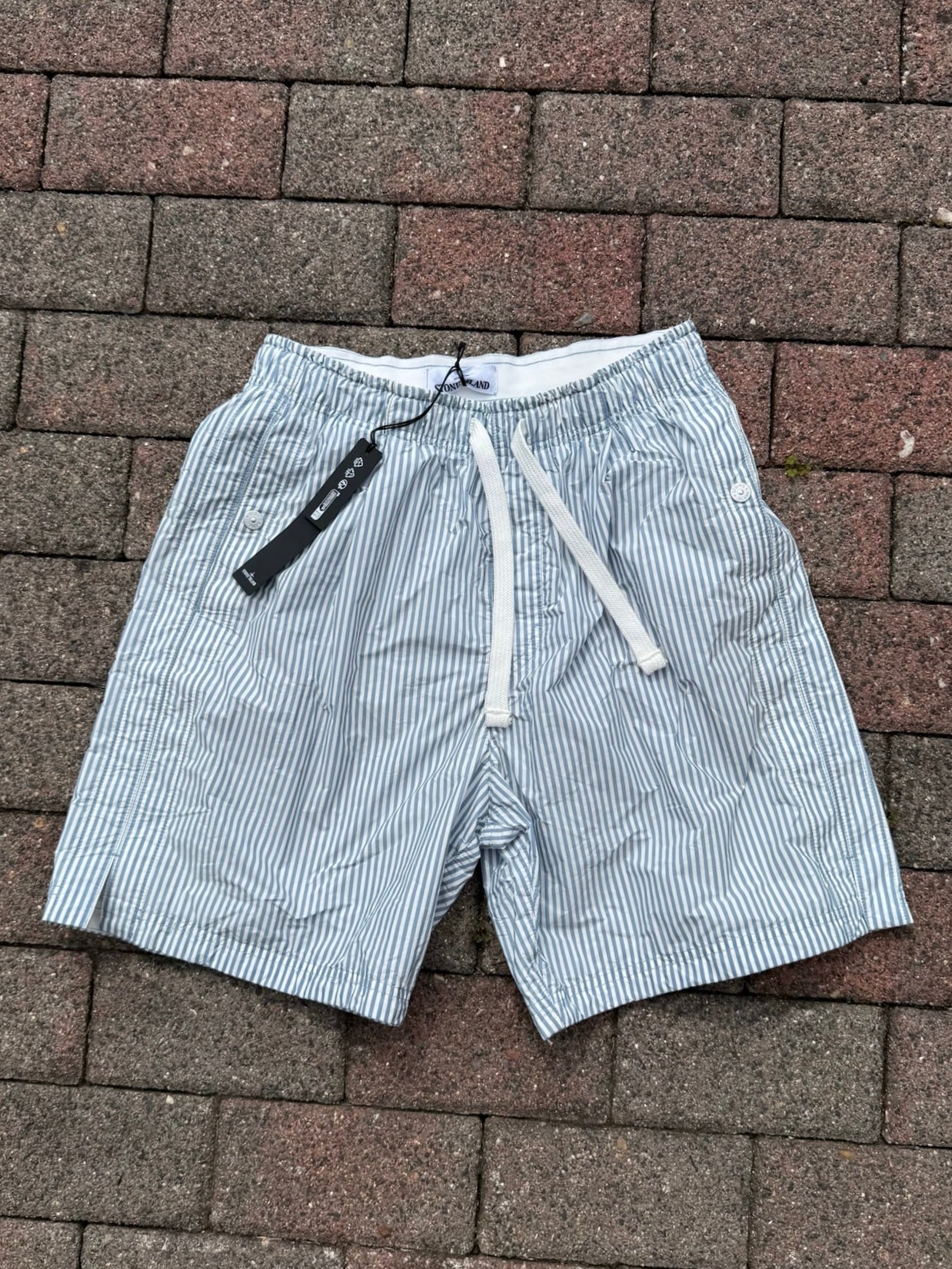Stone Island Marina Poly/Nylon Tela Marina Shorts - W31