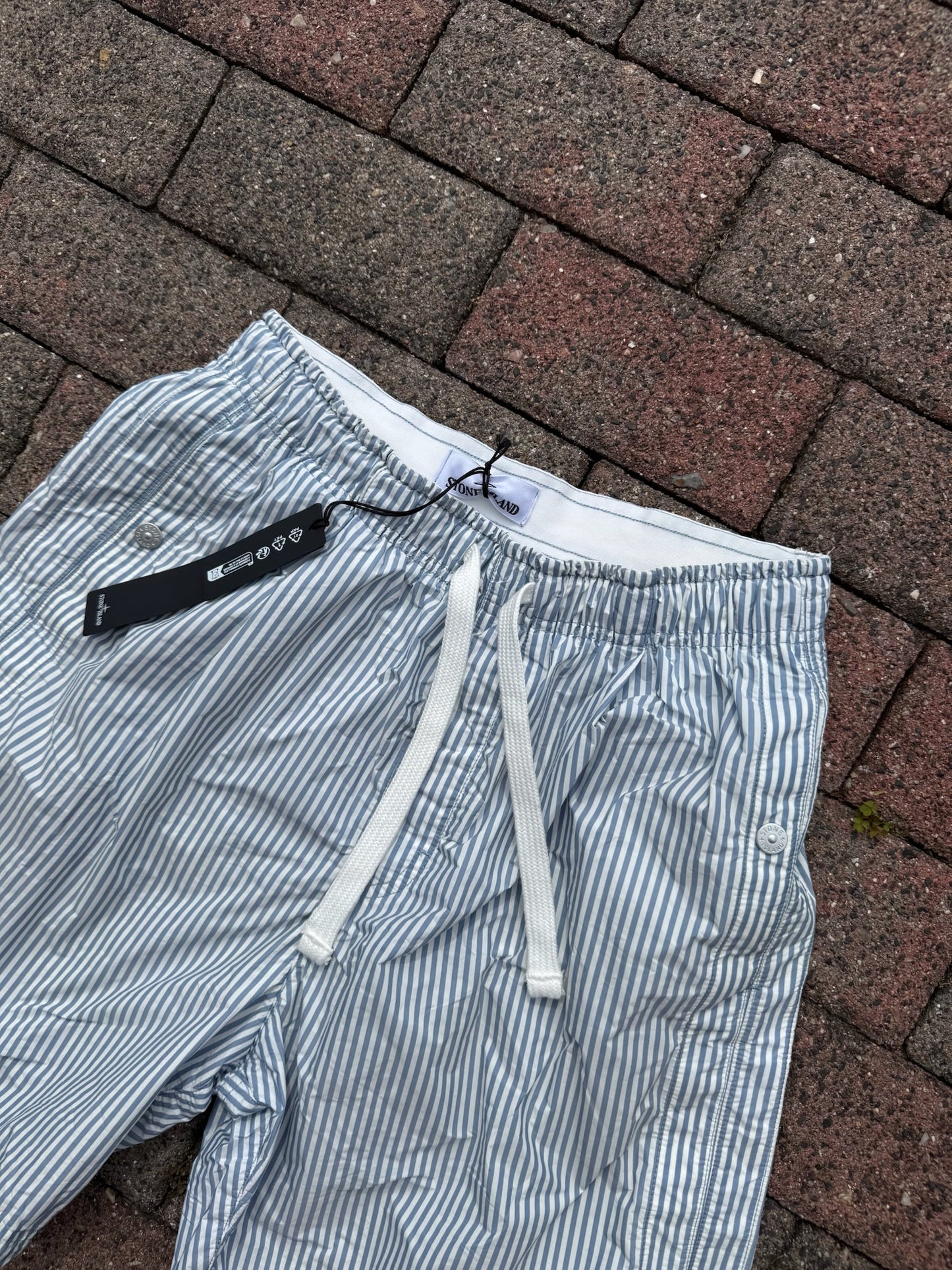 Stone Island Marina Poly/Nylon Tela Marina Shorts - W31