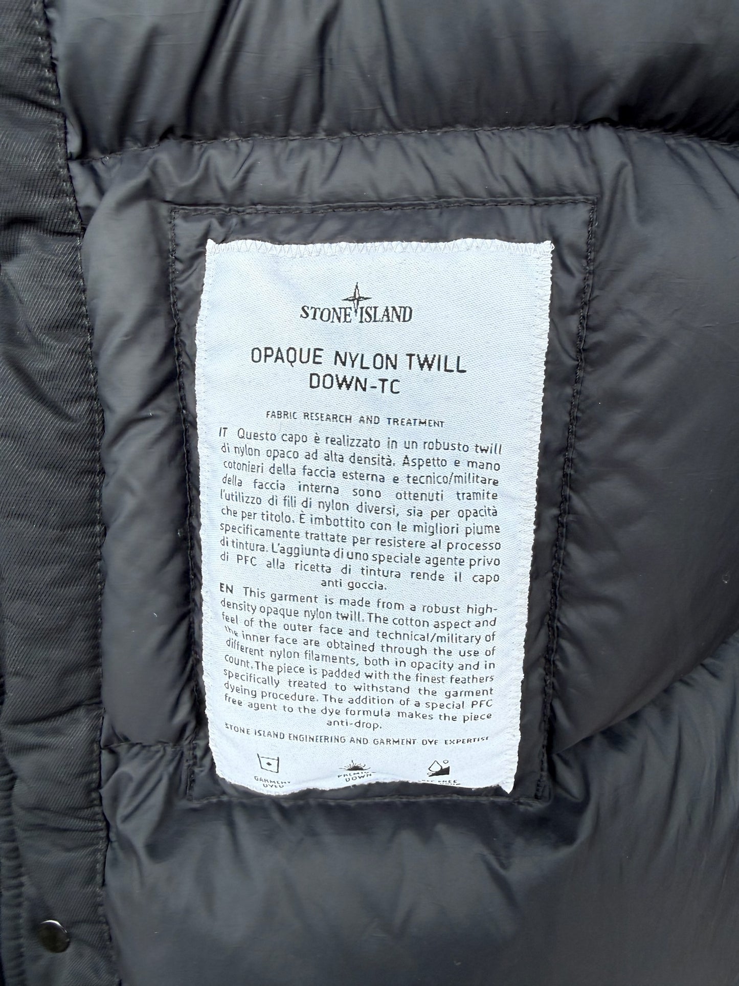 Stone Island Opaque Nylon Twill Down-TC Jacket - XL
