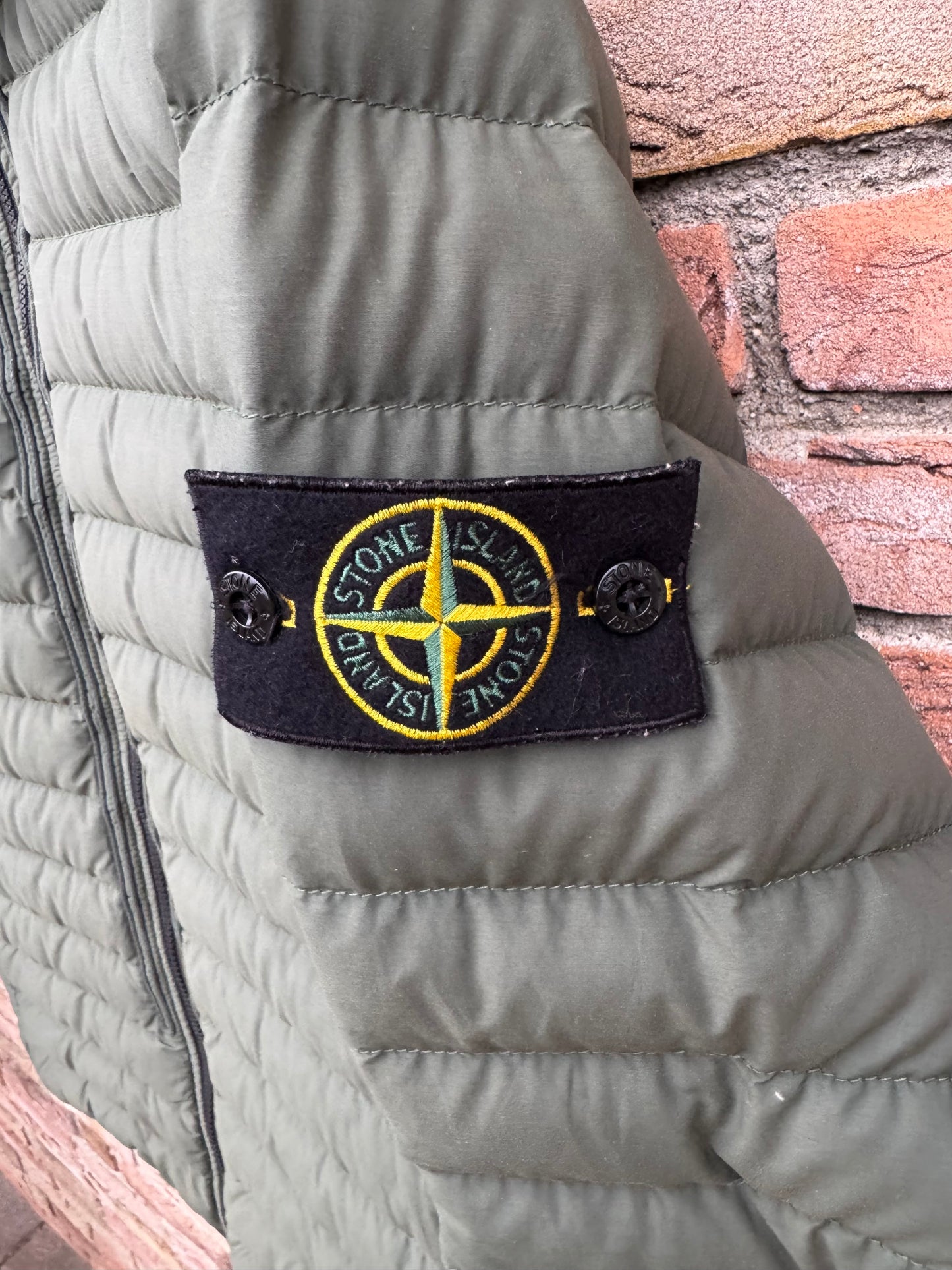 Stone Island O-Cotton / R-Nylon Tela Daunenjacke - M