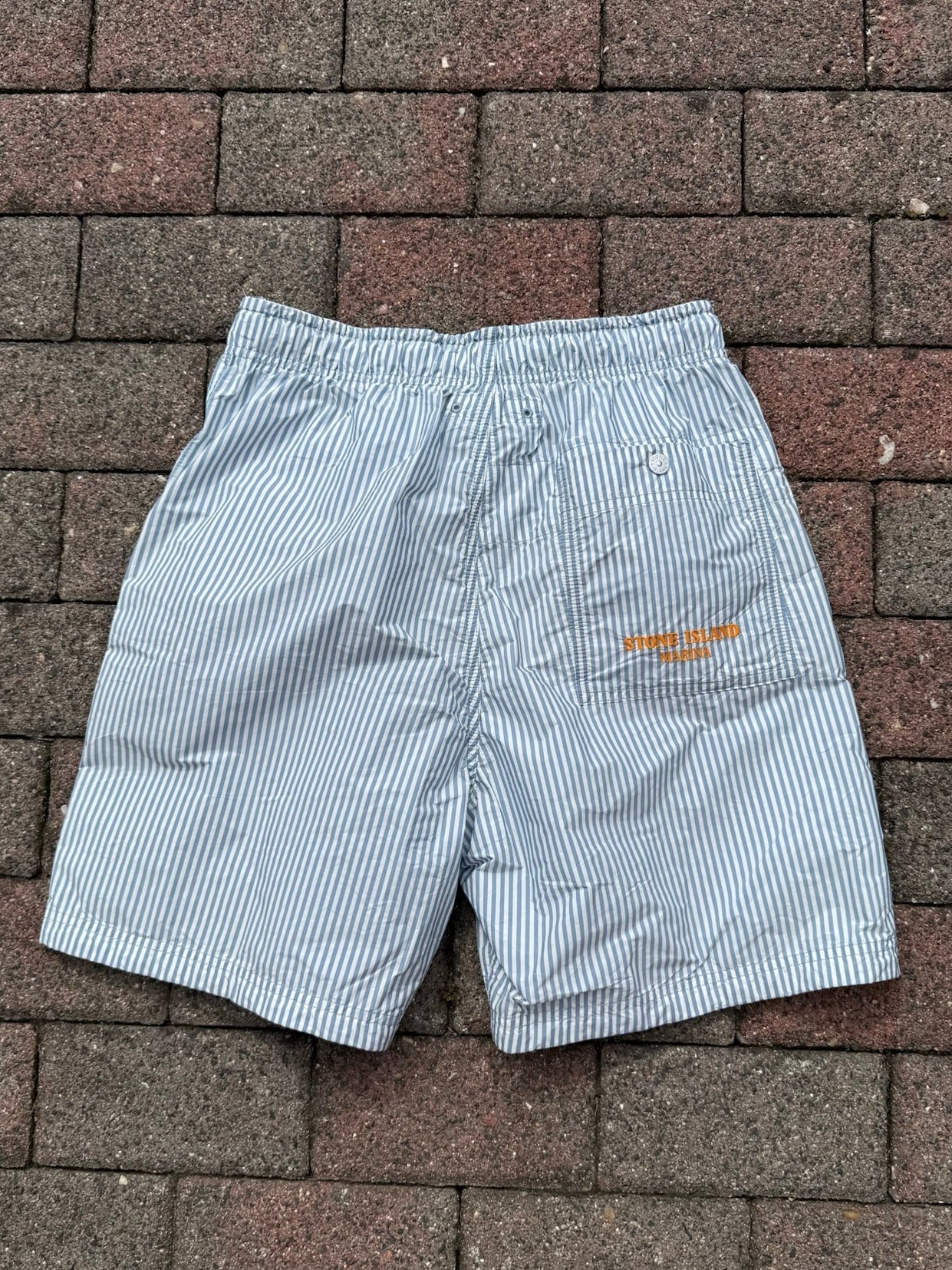 Stone Island Marina Poly/Nylon Tela Marina Shorts - W31