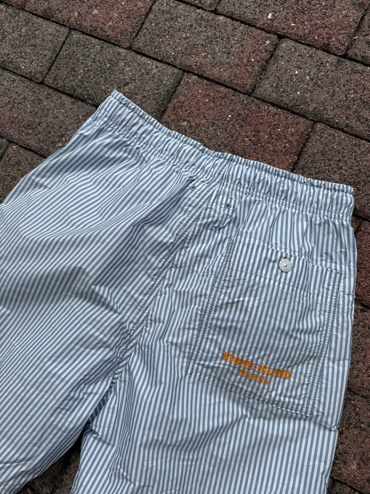 Stone Island Marina Poly/Nylon Tela Marina Shorts - W31