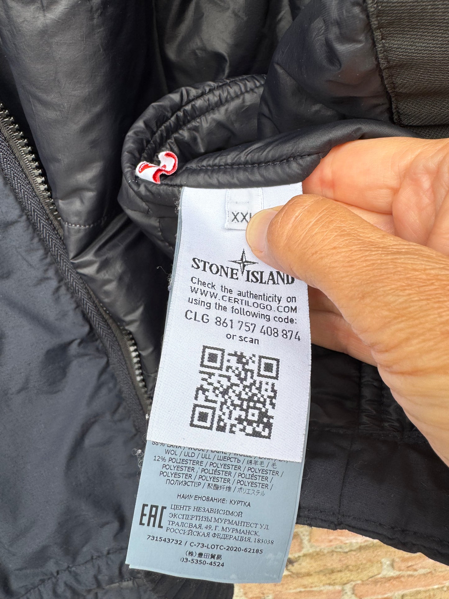 Stone Island Naslan Light Watro Primaloft Jacket - XXL