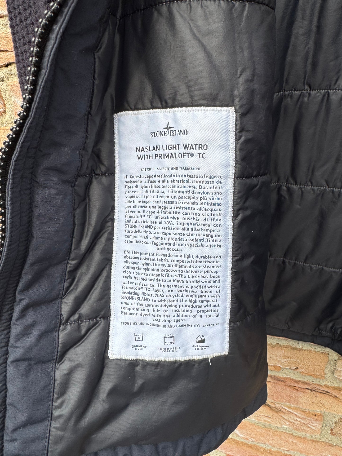 Stone Island Naslan Light Watro Primaloft Jacket - XXL