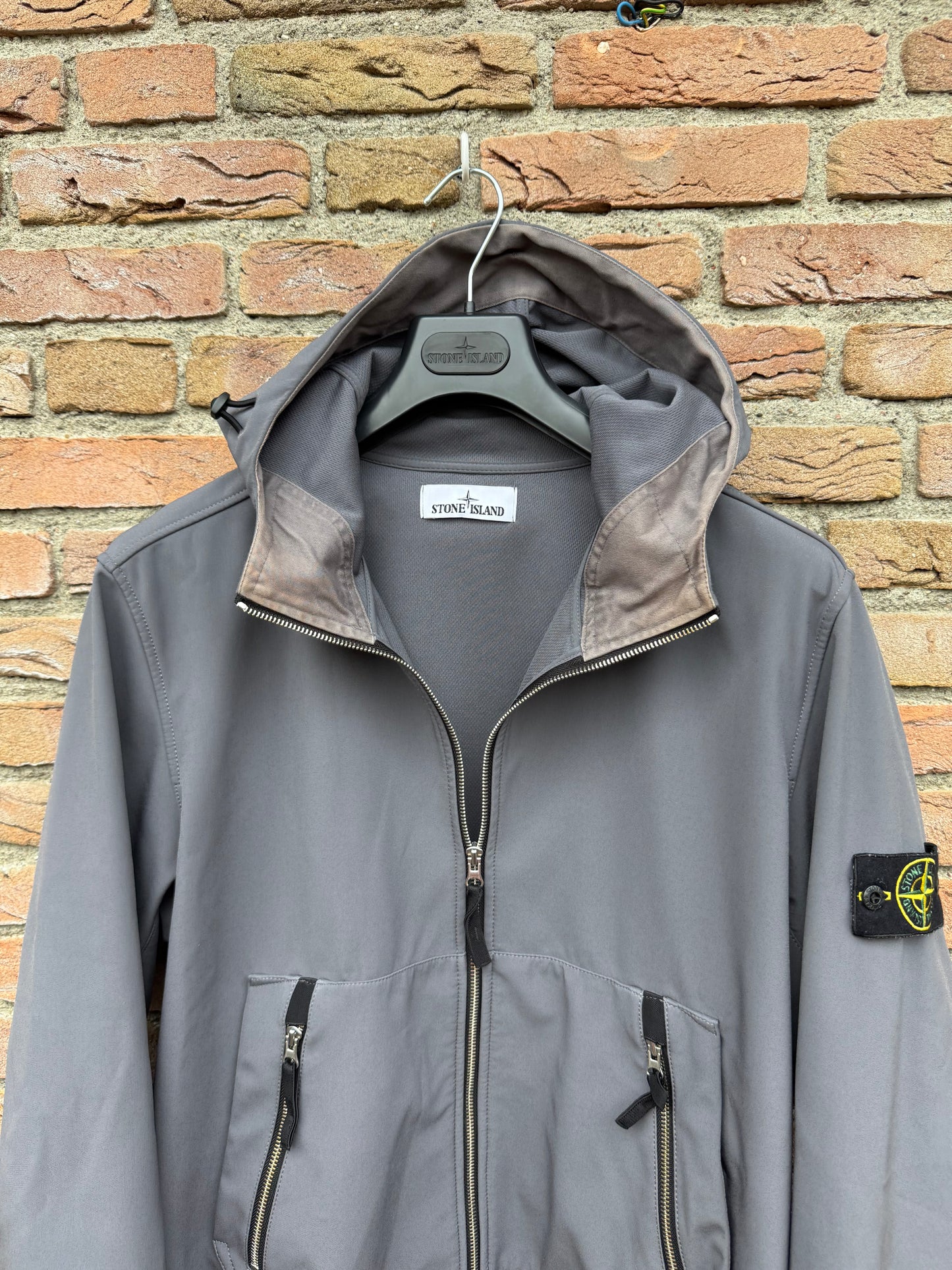 Stone Island Light Soft Shell-R e-dye Technology Jacket - XL