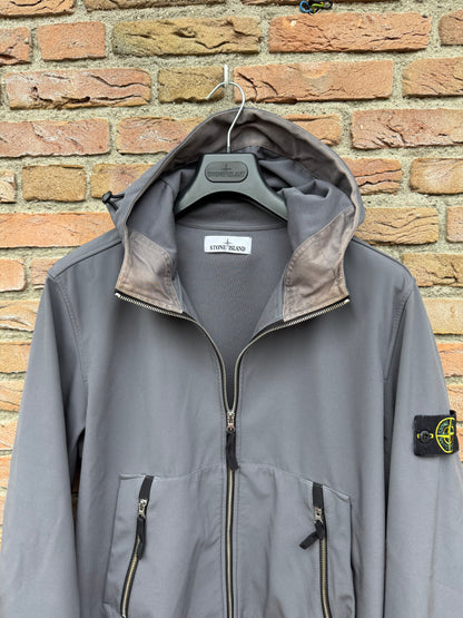 Stone Island Light Soft Shell-R e-dye Technology Jacket - XL
