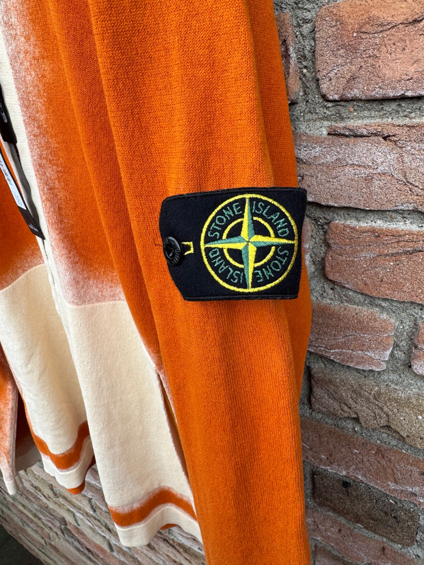 Stone Island Hand Sprayed Kapuzenjacke - L