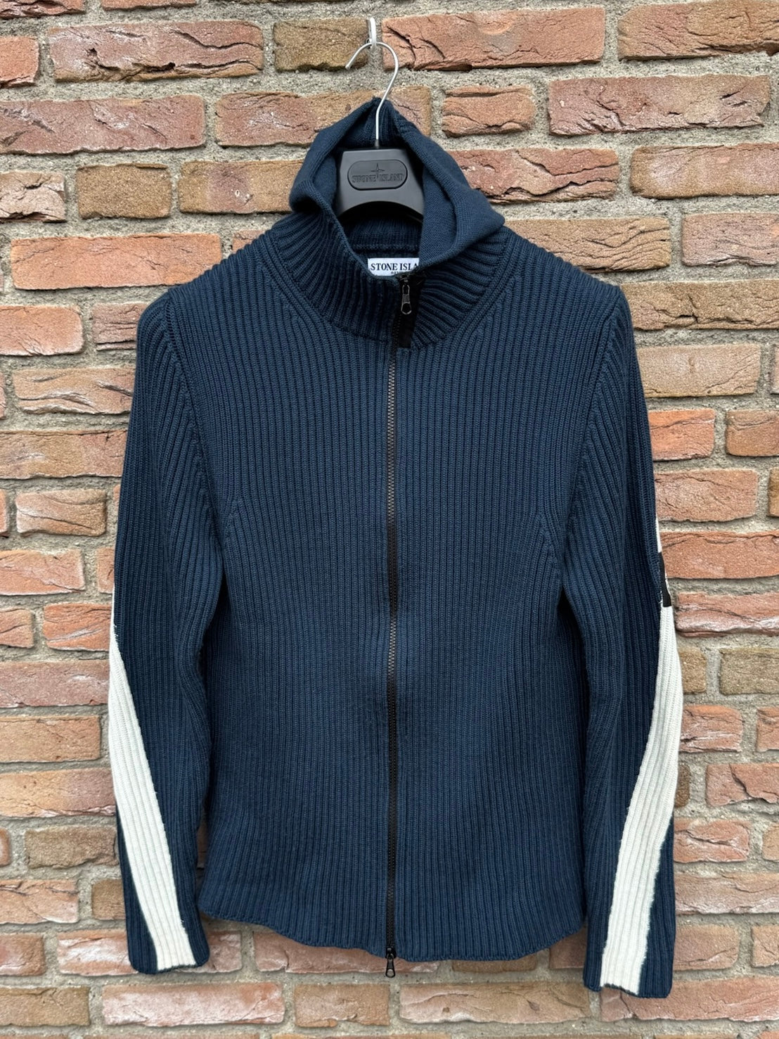 Stone Island Knit Zipped Hoodie - XL