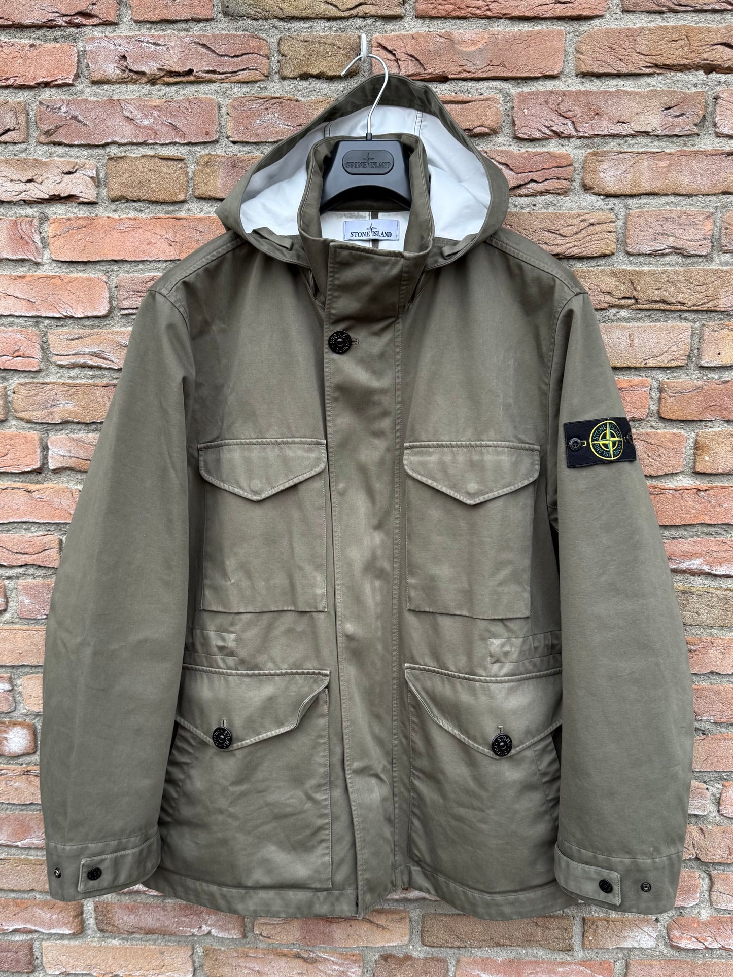 Stone Island Raso Gommato-3L Jacket - XL